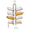mDesign Hanging Metal Shower Caddy - Bottle Organizer Shower Shelf